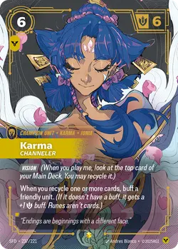 Karma - Channeler – Riftbound Spiritforged SFD-237