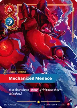 Rumble - Mechanized Menace – Riftbound Spiritforged SFD-240