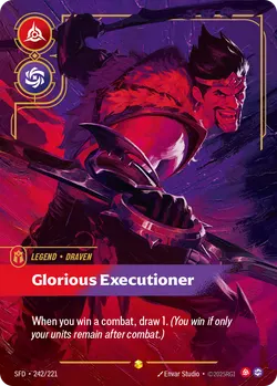 Draven - Glorious Executioner – Riftbound Spiritforged SFD-242