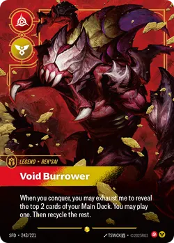 Rek'sai - Void Burrower – Riftbound Spiritforged SFD-243