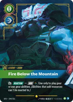 Ornn - Fire Below the Mountain – Riftbound Spiritforged SFD-244
