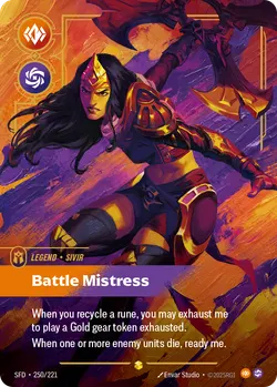 Sivir - Battle Mistress – Riftbound Spiritforged SFD-250