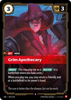 Grim Apothecary – Riftbound Unleashed UNL-021