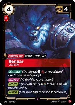 Rengar - Unseen – Riftbound Unleashed UNL-024