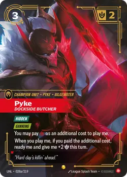 Pyke - Dockside Butcher – Riftbound Unleashed UNL-028A