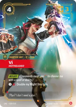 Vi - Hotheaded – Riftbound Unleashed UNL-030