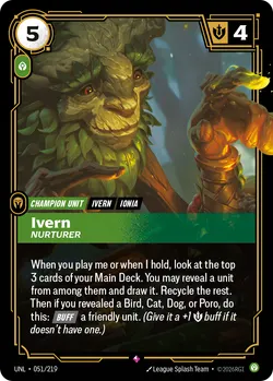 Ivern - Nurturer – Riftbound Unleashed UNL-051