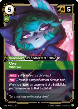 Vex - Mocking – Riftbound Unleashed UNL-055