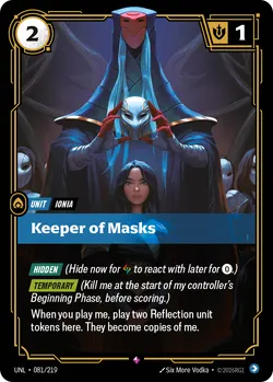 Keeper of Masks – Riftbound Unleashed UNL-081