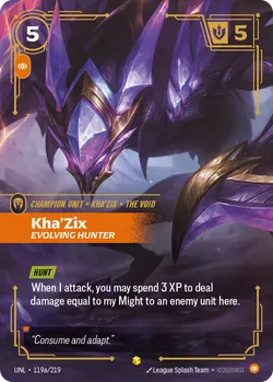 Kha'Zix - Evolving Hunter – Riftbound Unleashed UNL-119A