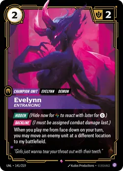 Evelynn - Entrancing – Riftbound Unleashed UNL-141