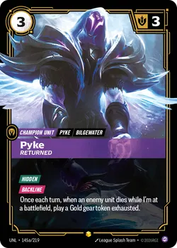 Pyke - Returned – Riftbound Unleashed UNL-145A