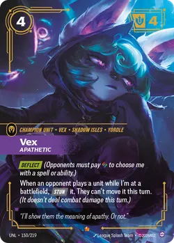 Vex - Apathetic – Riftbound Unleashed UNL-150