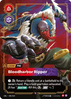 Pyke - Bloodharbor Ripper – Riftbound Unleashed UNL-185
