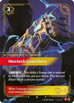 Hextech Gauntlets – Riftbound Unleashed UNL-188