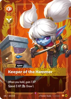 Poppy - Keeper of the Hammer – Riftbound Unleashed UNL-203
