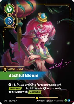 Lillia - Bashful Bloom – Riftbound Unleashed UNL-230S