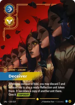 LeBlanc - Deceiver – Riftbound Unleashed UNL-235