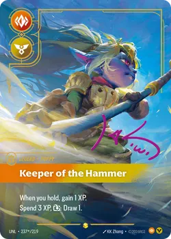 Poppy - Keeper of the Hammer – Riftbound Unleashed UNL-237S