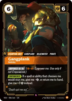 Gangplank, Naval – Riftbound Vendetta VEN-086