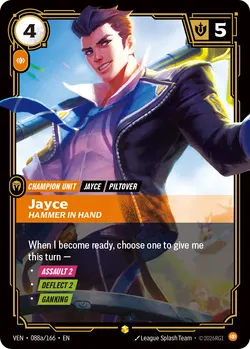 Jayce, Hammer in Hand – Riftbound Vendetta VEN-088A