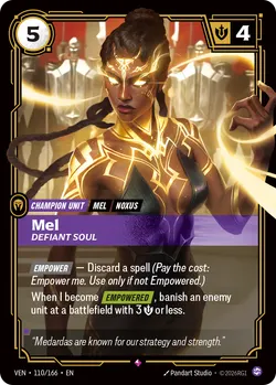 Mel, Defiant Soul – Riftbound Vendetta VEN-110