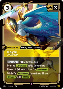 Kayle, Justified – Riftbound Vendetta VEN-134
