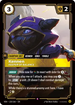 Kennen, Keeper of Balance – Riftbound Vendetta VEN-135