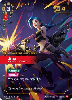 Jinx, Demolitionist – Riftbound Vendetta VEN-168