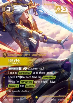 Kayle, Justified – Riftbound Vendetta VEN-185