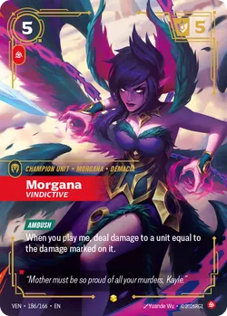 Morgana, Vindictive – Riftbound Vendetta VEN-186