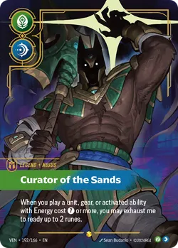 Nasus - Curator of the Sands – Riftbound Vendetta VEN-192