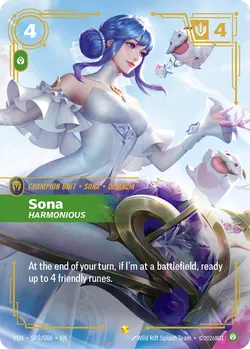 Sona, Harmonious – Riftbound Vendetta VEN-SP2