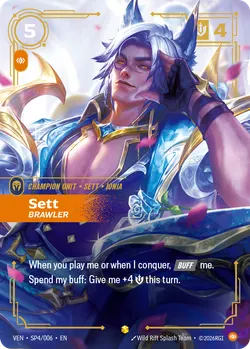 Sett, Brawler – Riftbound Vendetta VEN-SP4