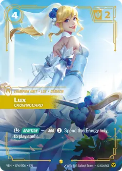 Lux, Crownguard – Riftbound Vendetta VEN-SP6